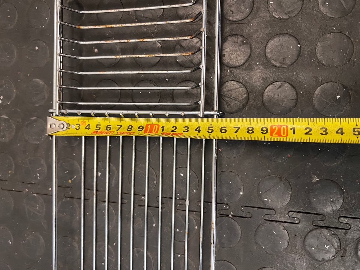 Silver Wire Metal Bath Tray Bridge – depth measurement