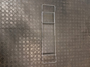 Silver Wire Metal Bath Tray Bridge – main front view