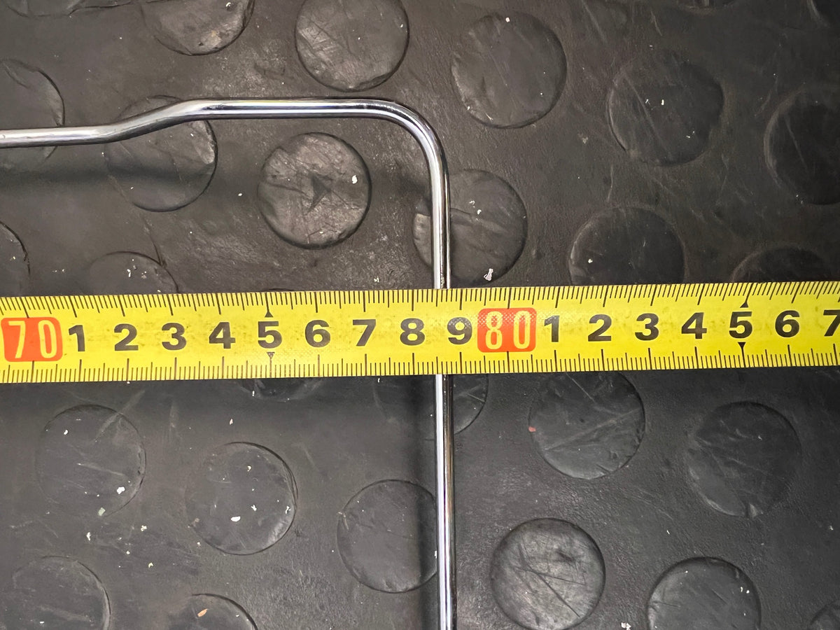 Silver Wire Metal Bath Tray Bridge – width measurement