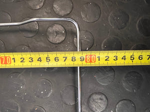 Silver Wire Metal Bath Tray Bridge – width measurement
