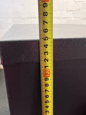 Grey 4-Drawer Metal Filing Cabinet – height measurement