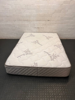 Durapedic Bamboo Double Mattress with Grey Quilted Sides – back view