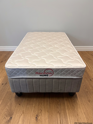 Rainbow Home 3/4 Base Set in Grey Fabric – styled product image