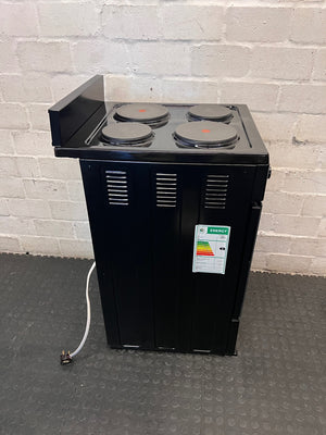 Defy 4-Plate Electric Stove in Black – top view