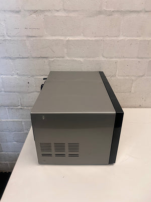 Samsung Mirrored Black Microwave – top view