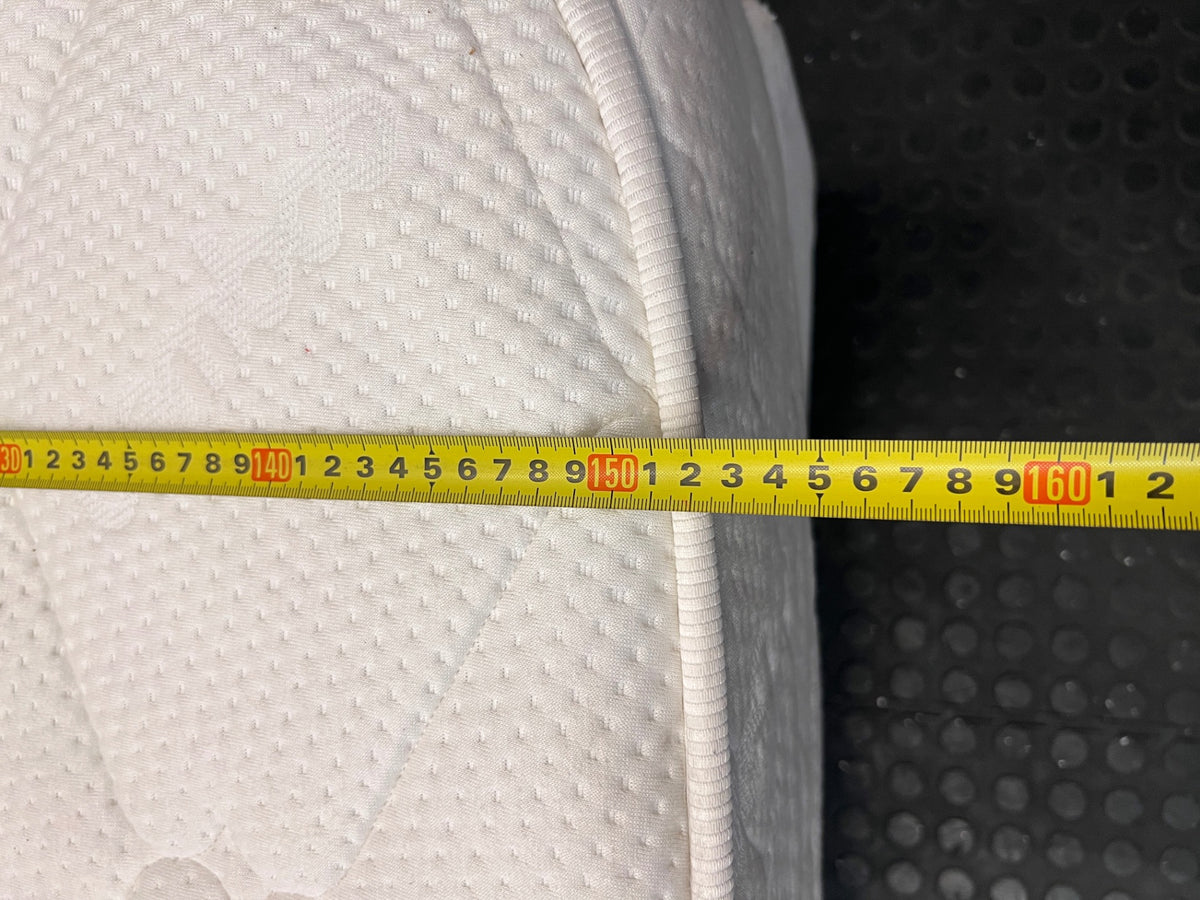 Queen Size Bed King Direct Energia Base Set — Significant Surface Staining and Fabric Damage – width measurement