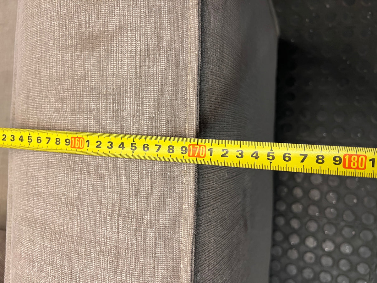 Modern Grey Fabric Sleeper Couch – width measurement