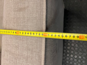 Modern Grey Fabric Sleeper Couch – width measurement