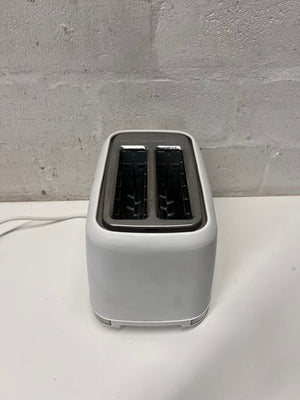 White Kelvinator 2-Slice Toaster – back view