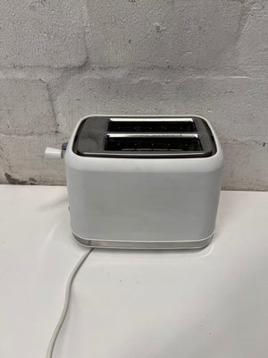 White Kelvinator 2-Slice Toaster – side view