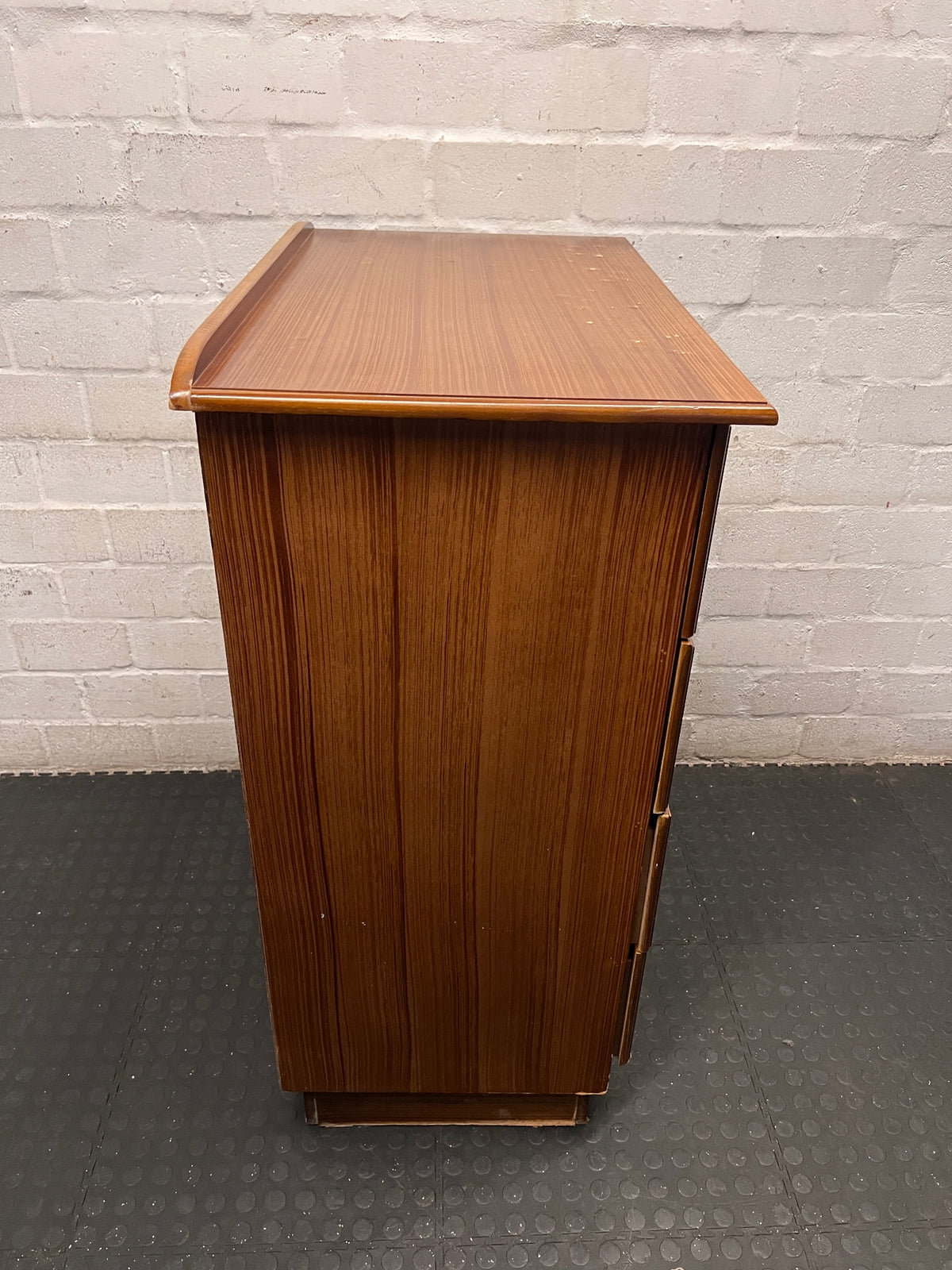 Traditional Four-Drawer Wood Finish Chest of Drawers – top view