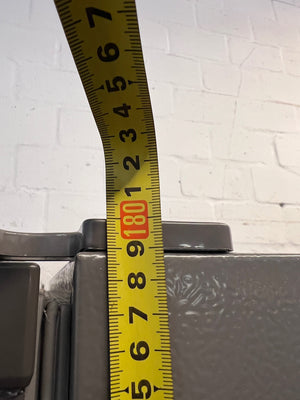 Hisense Black Glass Fridge with Water Dispenser – height measurement
