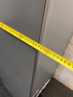 Hisense Black Glass Fridge with Water Dispenser – width measurement