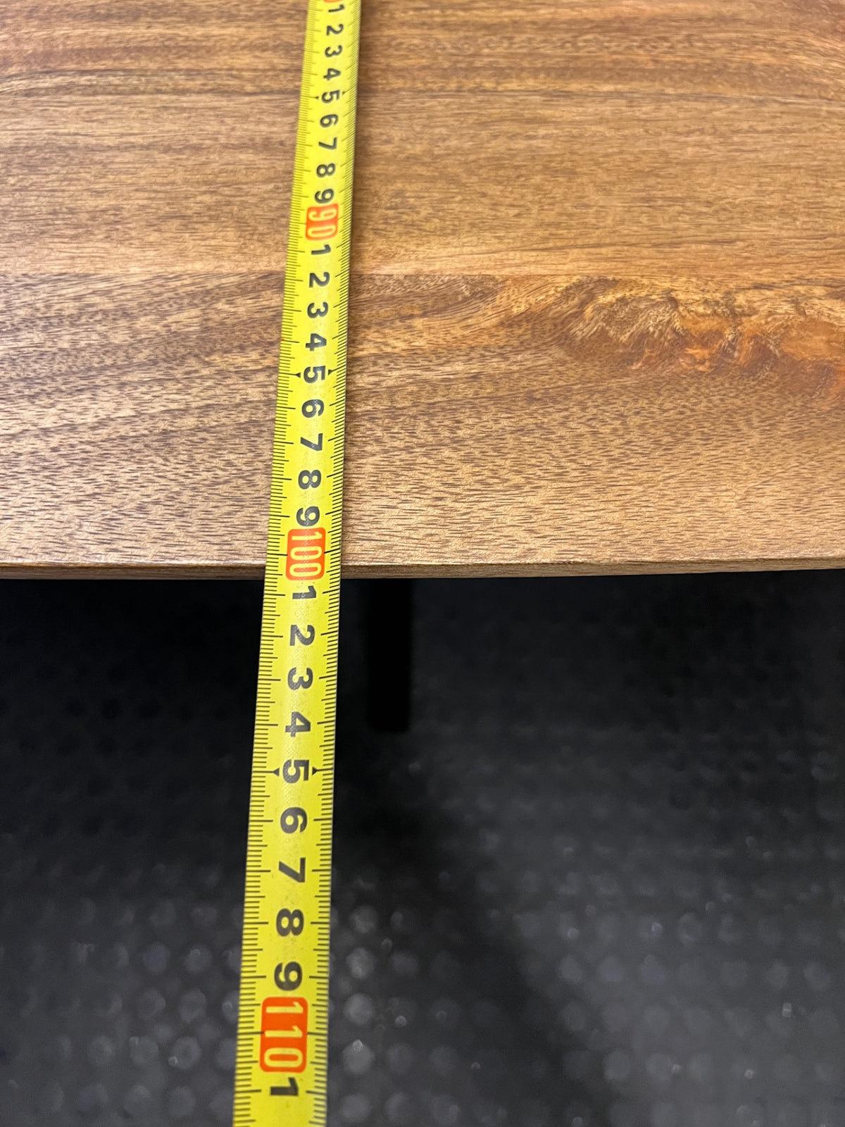 Decofurn Dal Danish Oval Solid Wood Dining Table – depth measurement