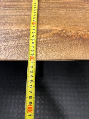 Decofurn Dal Danish Oval Solid Wood Dining Table – depth measurement