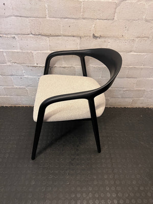 Decofurn Alina Wooden Dining Chair in Black – condition detail