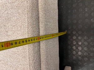 Coricraft Olly Upholstered Fabric Blanket Box – height measurement