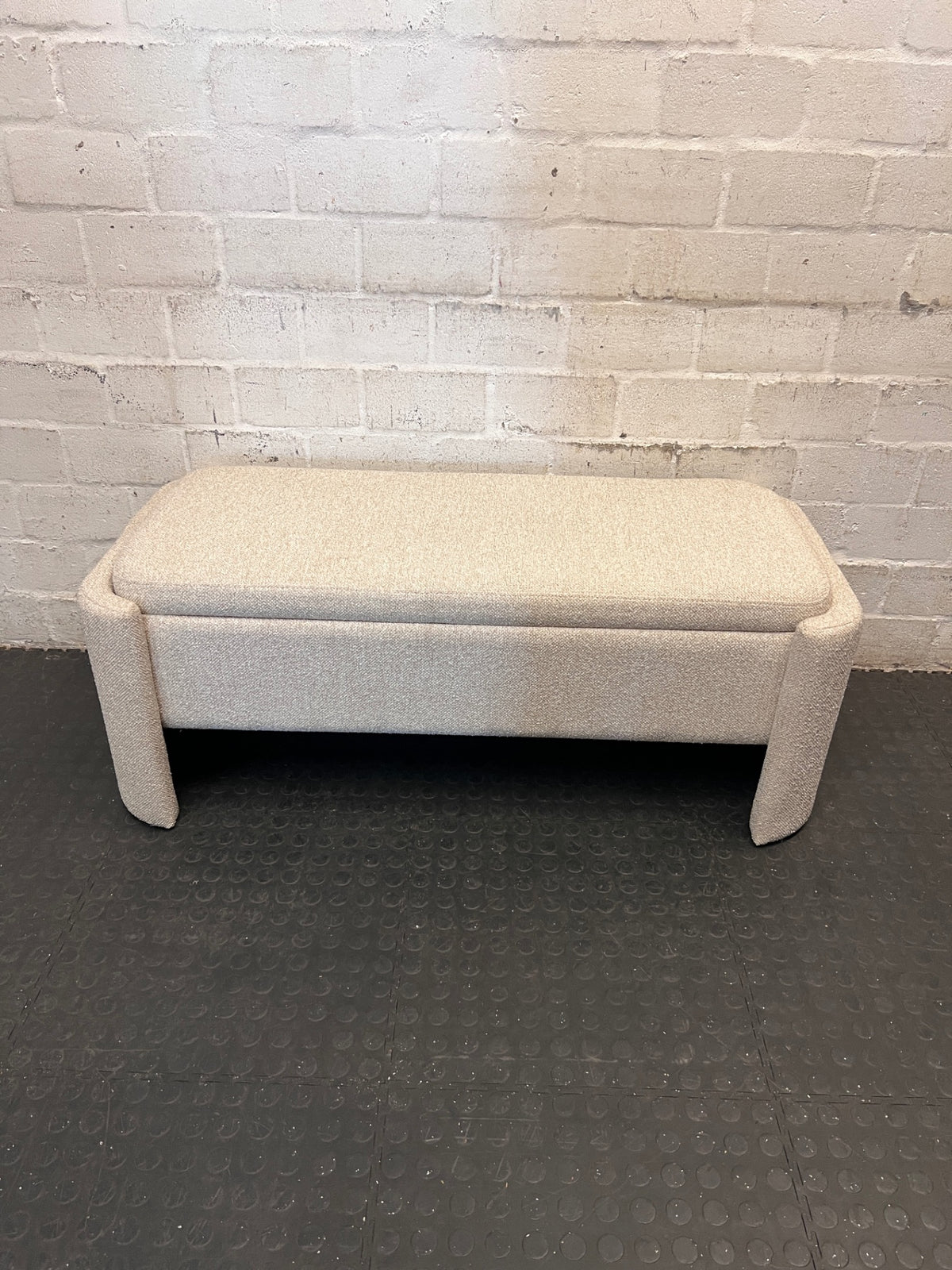 Coricraft Olly Upholstered Fabric Blanket Box – main front view