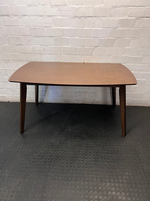 Mid-Century Style Tapered Leg Wooden Dining Table – main front view