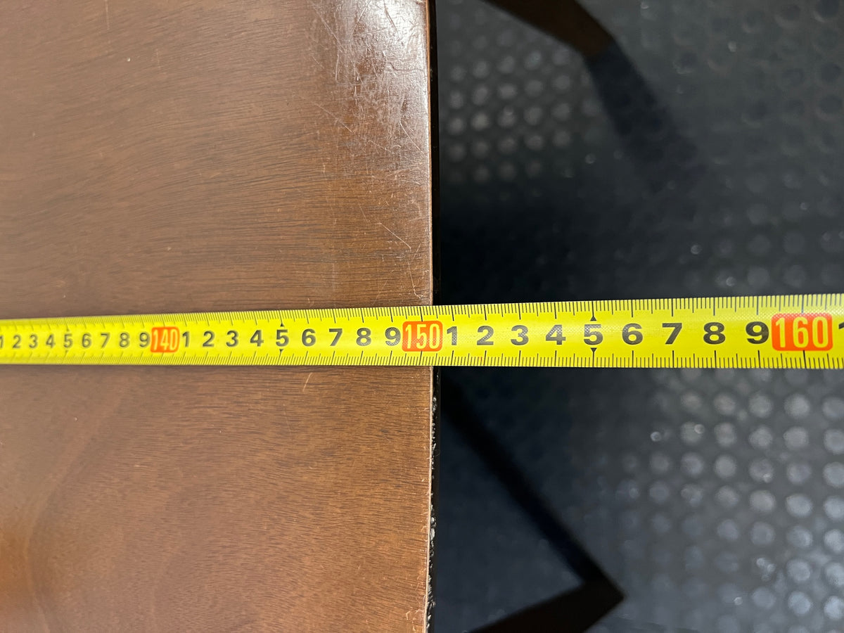 Mid-Century Style Tapered Leg Wooden Dining Table – width measurement