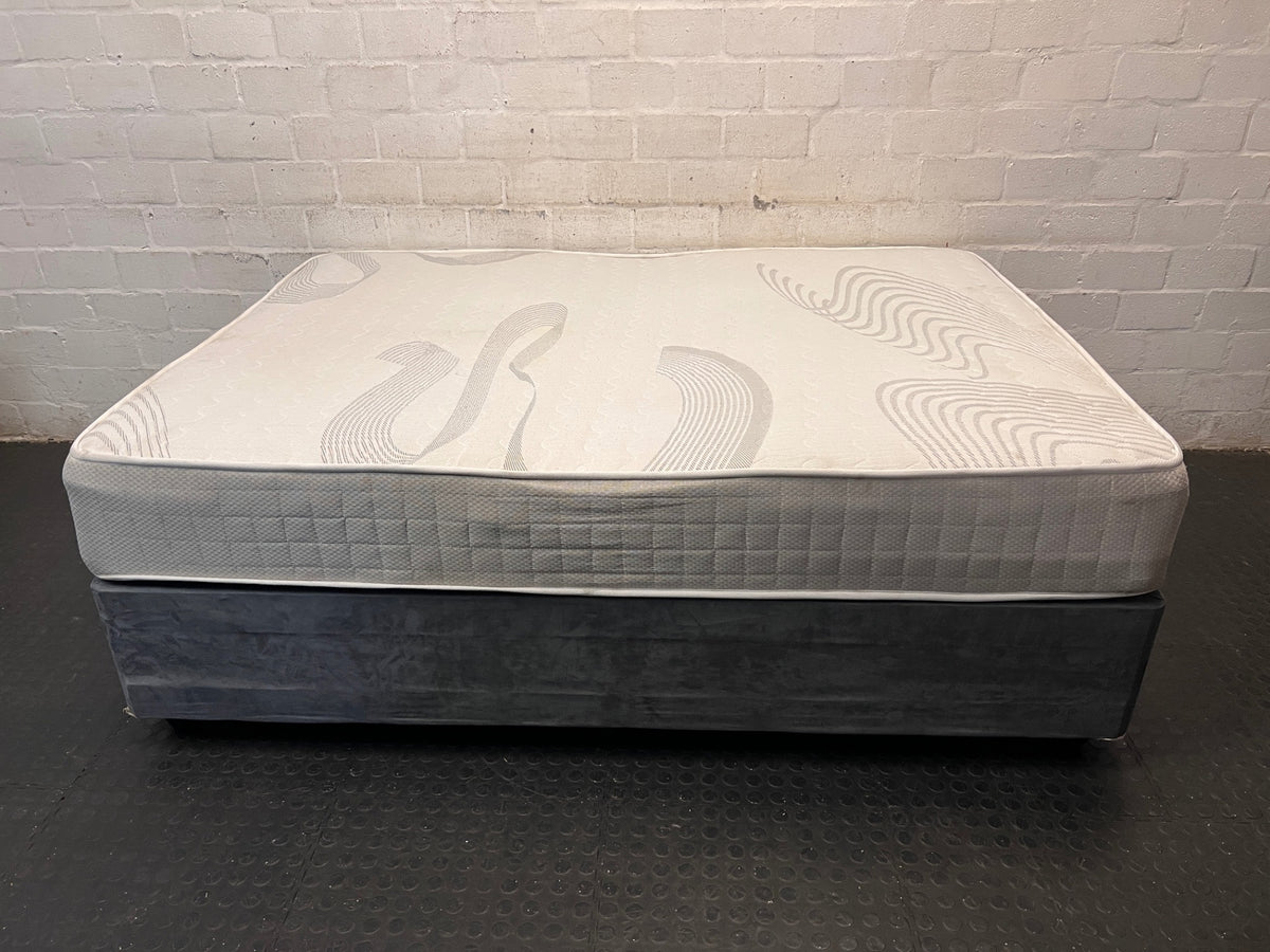 Sealy Double Bed Mattress and Base Set – top view