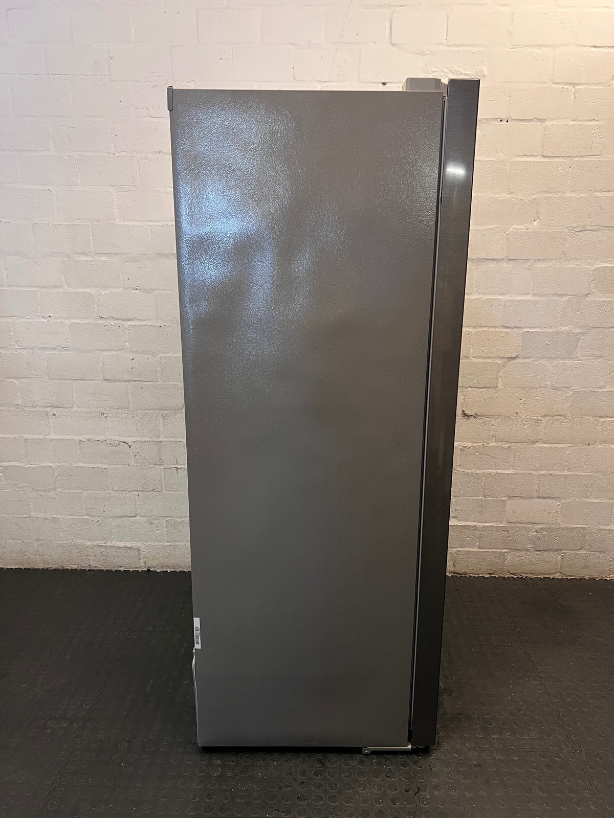 Defy Silver Side-by-Side Fridge with Water Dispenser – top view