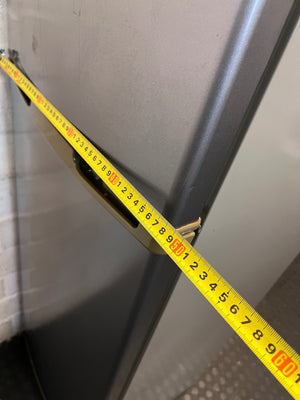 Hisense Silver Top-Mount Fridge Freezer — Working Well with External Damage – depth measurement