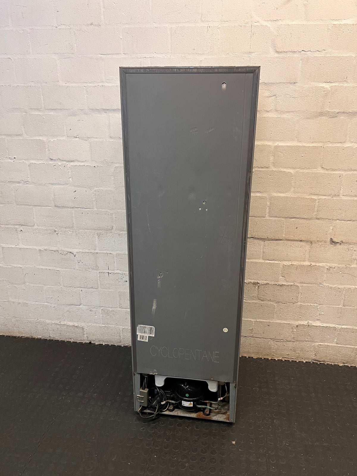 Hisense Silver Top-Mount Fridge Freezer — Working Well with External Damage – top view