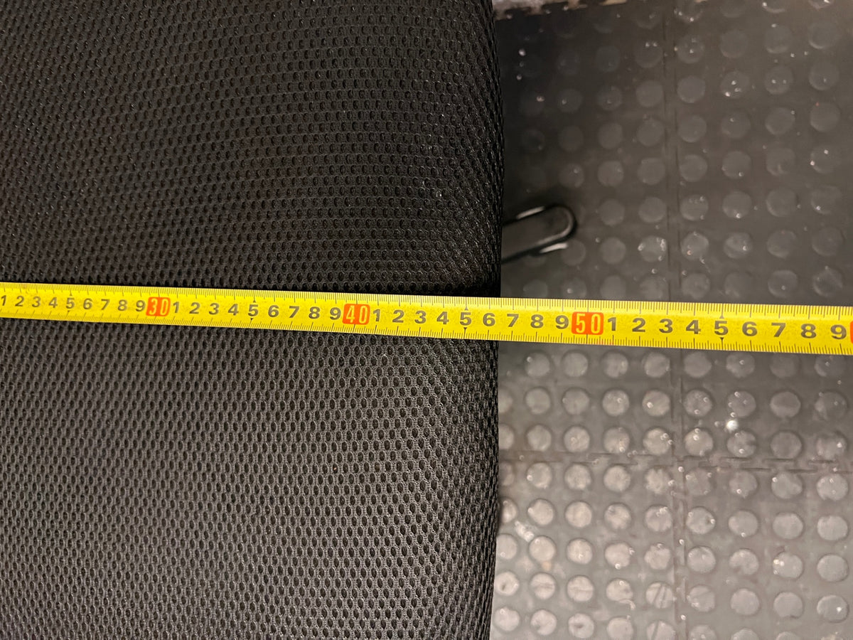 Black Mesh Back Swivel Office Chair – depth measurement