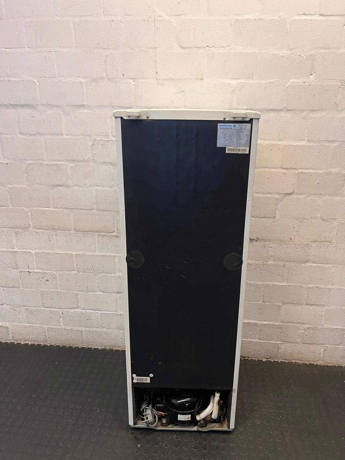 Kelvinator 2 Upright Fridge-Freezer — Working Order with Burnt Out Interior Light – back view