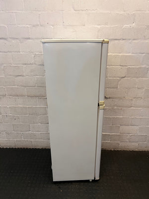 Kelvinator 2 Upright Fridge-Freezer — Working Order with Burnt Out Interior Light – top view
