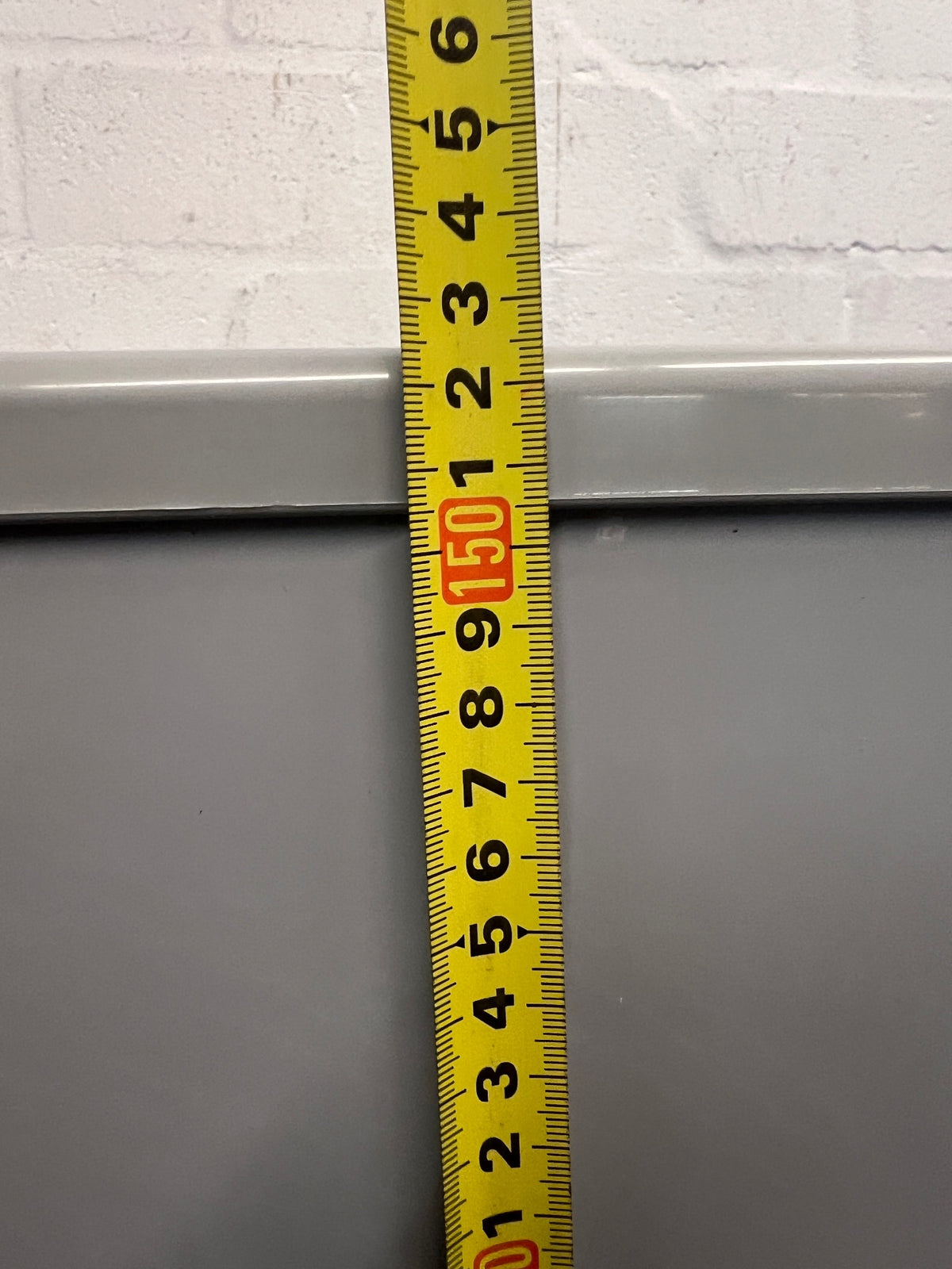 Hisense Silver Top Freezer Fridge – height measurement