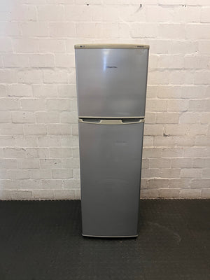Hisense Silver Top Freezer Fridge – main front view