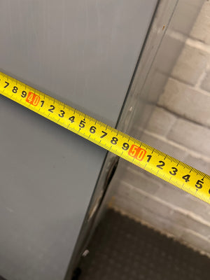 Hisense Silver Top Freezer Fridge – width measurement