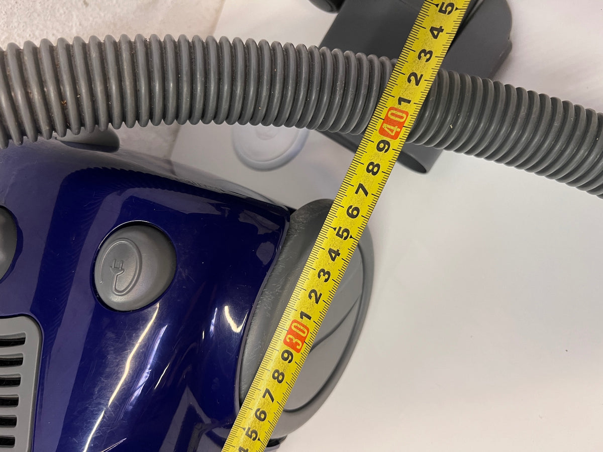 Hoover 1200W Canister Vacuum Cleaner in Navy Blue — Working with Missing Connectors and Internal Faults – depth measurement
