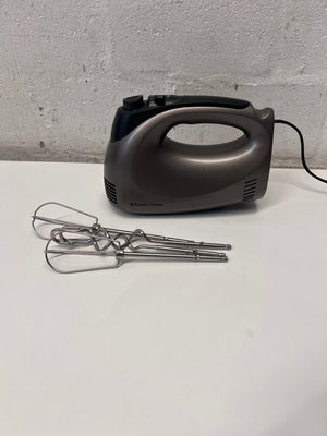 Russell Hobbs Metallic Grey Electric Hand Mixer – main front view