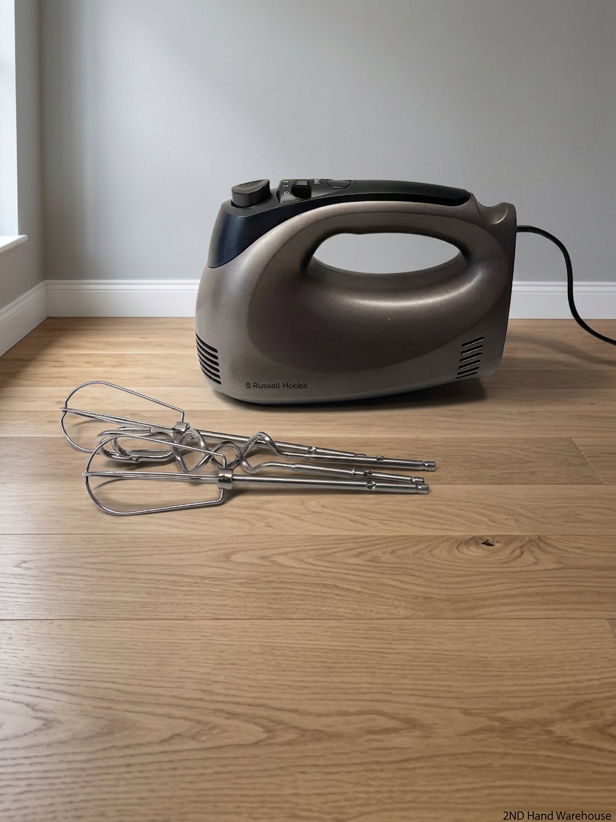 Russell Hobbs Metallic Grey Electric Hand Mixer – styled product image
