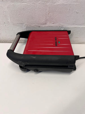 Red George Foreman Countertop Grill – condition detail