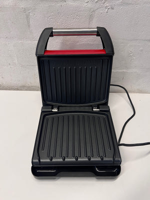 Red George Foreman Countertop Grill – side view