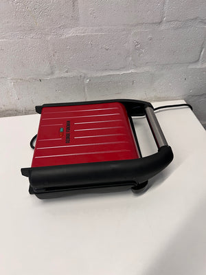 Red George Foreman Countertop Grill – top view