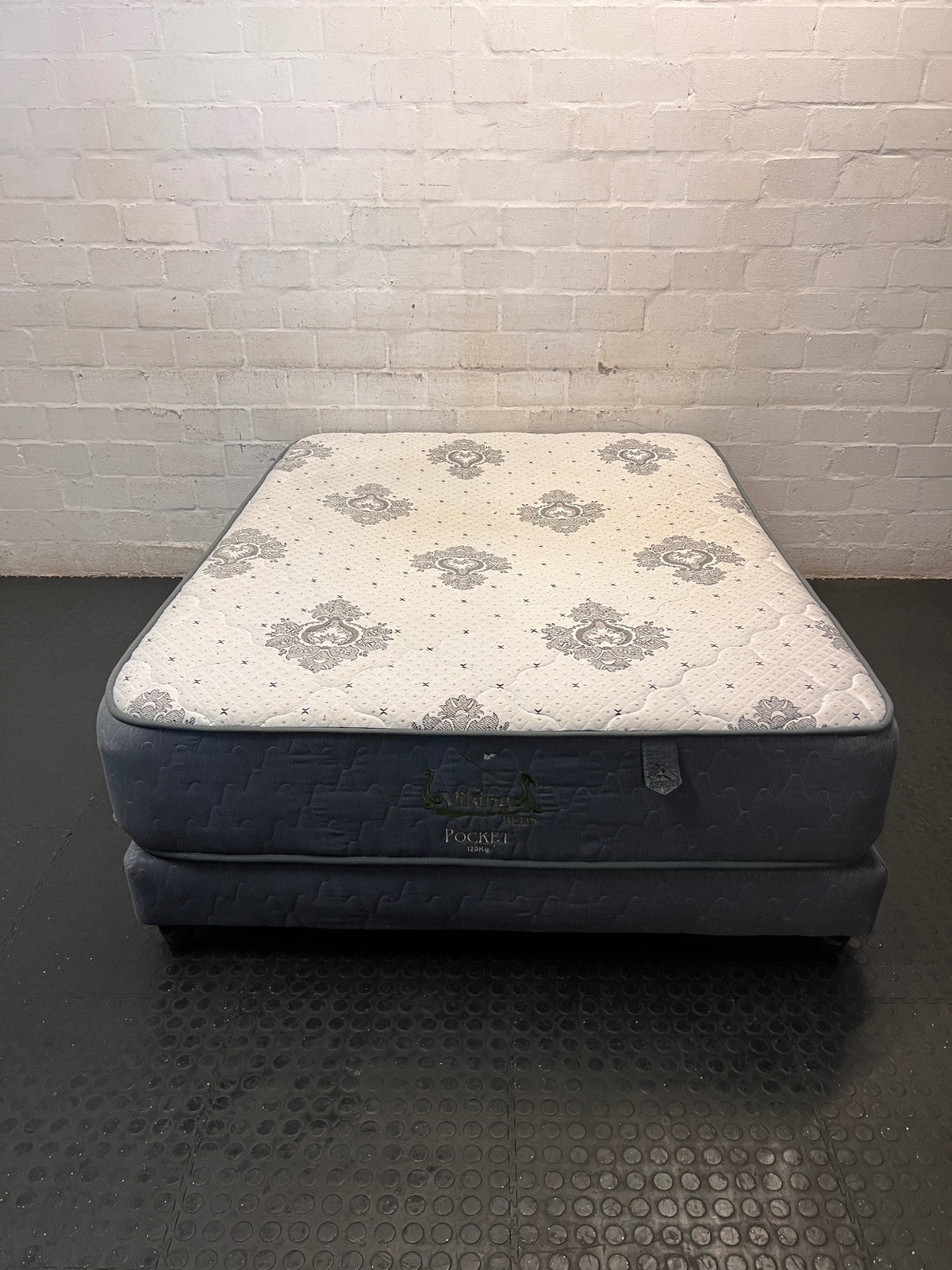 Viking Beds Double Mattress and Base Set – main front view
