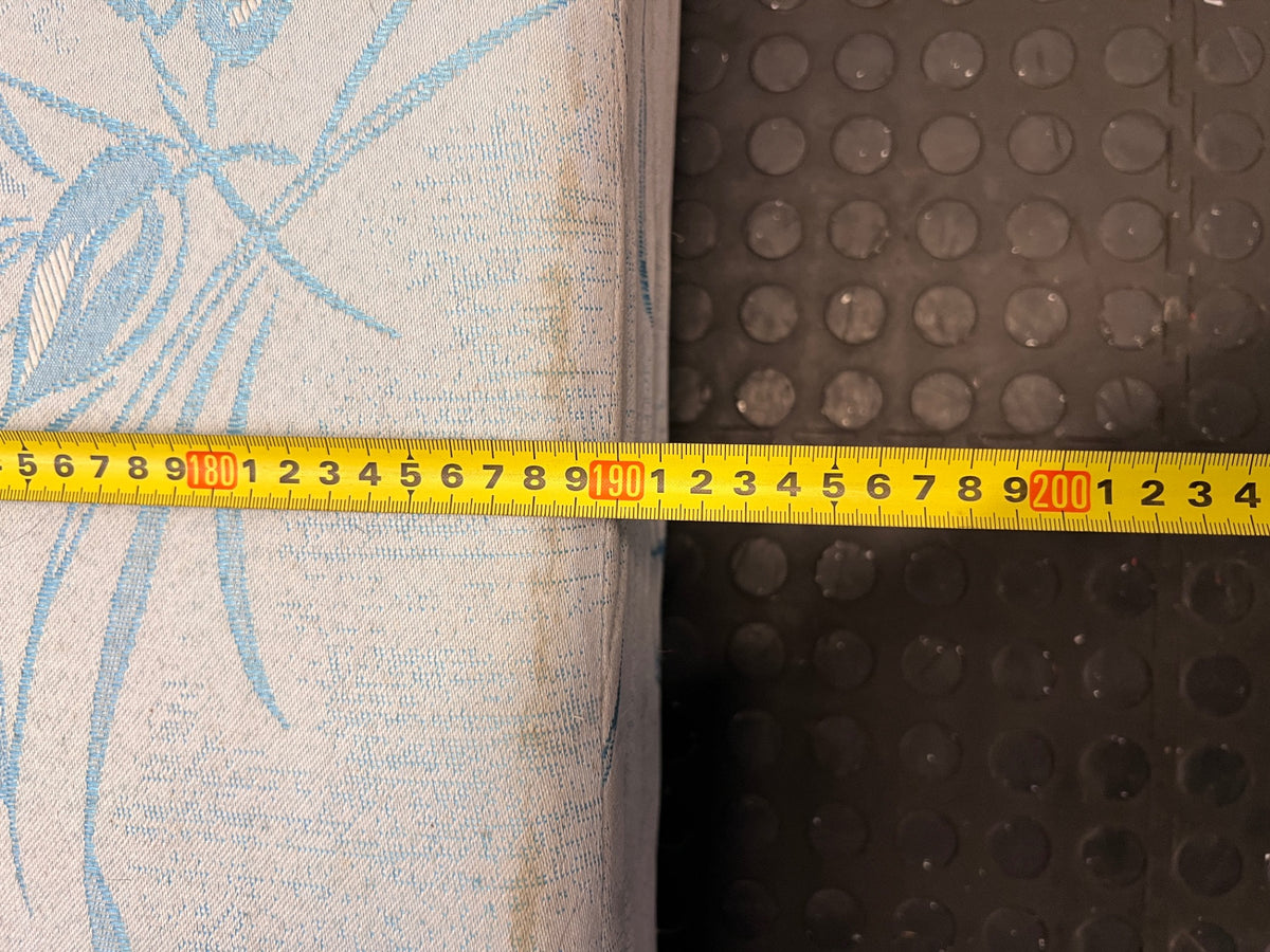 Patterned Double Bed Base – depth measurement