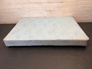 Patterned Double Bed Base – side view