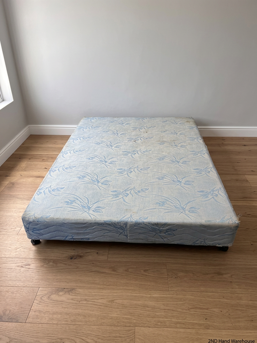 Patterned Double Bed Base – styled product image