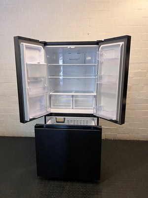 Samsung Dark Grey French Door Fridge Freezer – side view