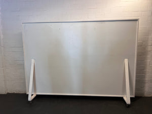 Large Freestanding White Board on Castor Wheels – main front view