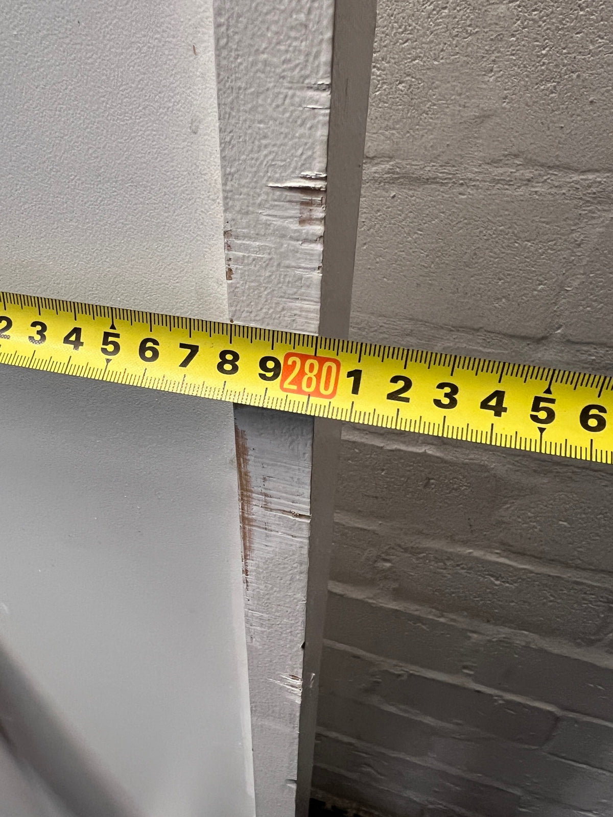 Large Freestanding White Board on Castor Wheels – width measurement