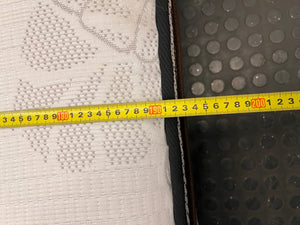 Restonic Double Mattress with Quilted Leaf Pattern – depth measurement