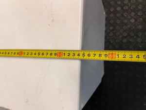 White 3-Drawer Storage Pedestal – width measurement