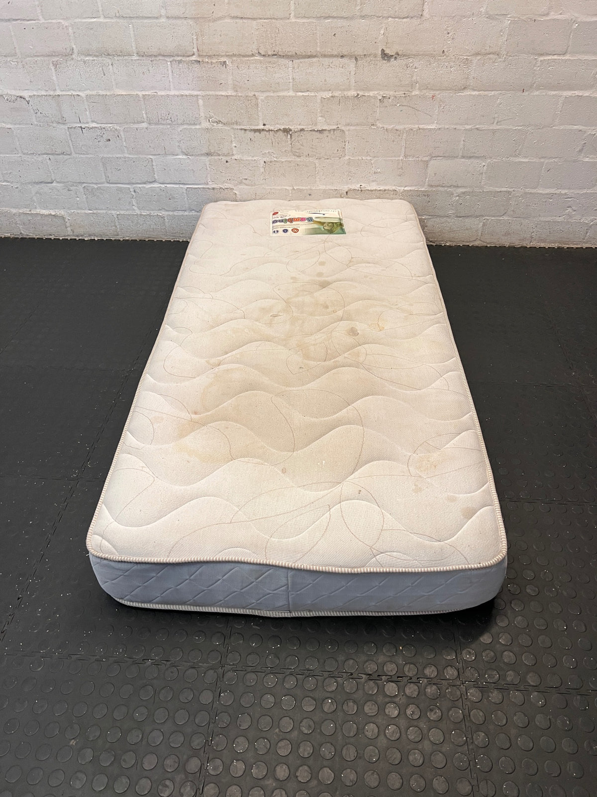 Strandmattress Bambino Single Foam Mattress – back view